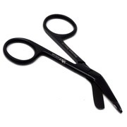 A2Z Scilab Full Black Lister Bandage Scissors 3.5" (8.9cm), Stainless Steel A2Z-ZR042